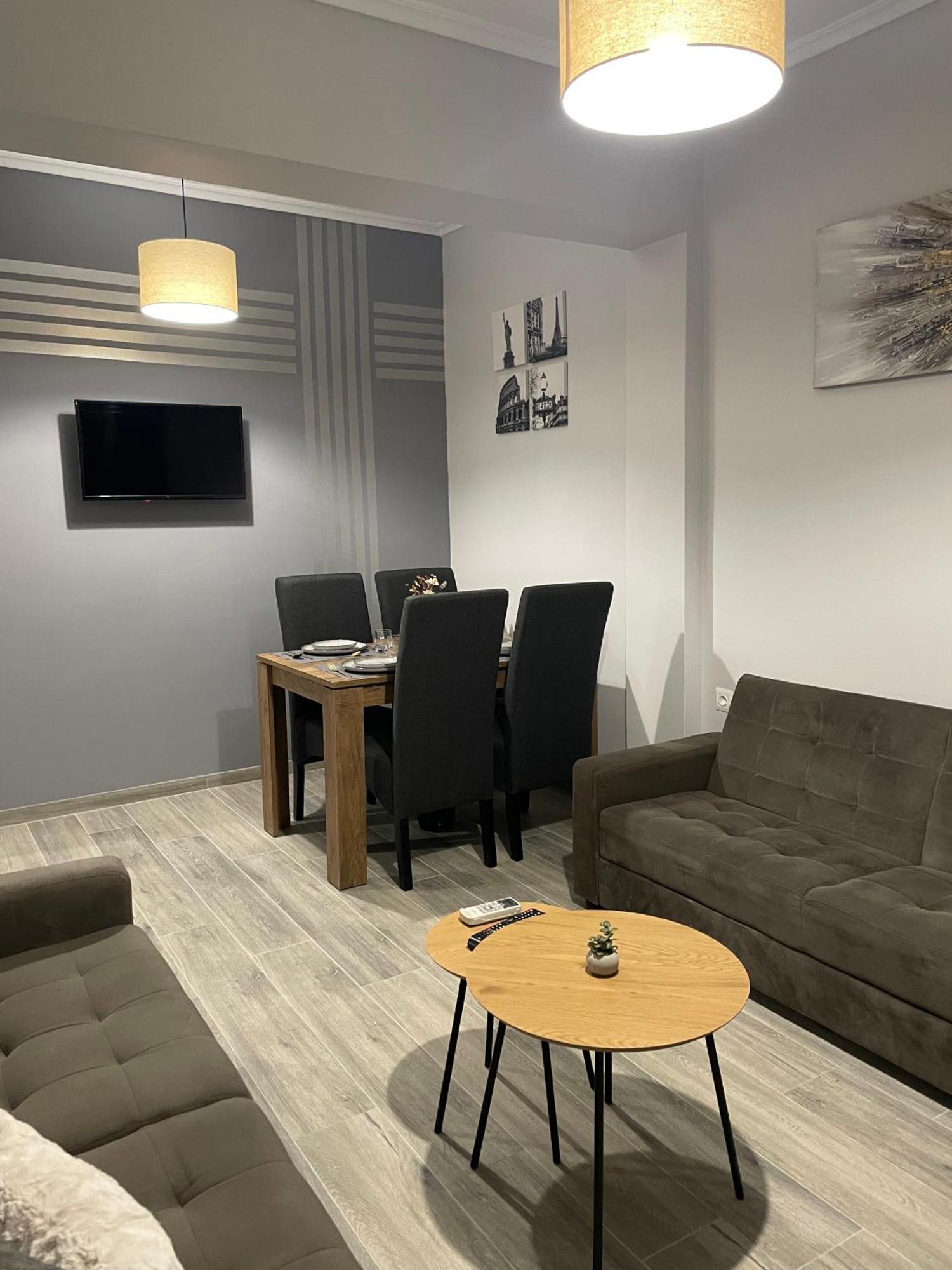 Dt Luxury Apartment Néa Péramos Bagian luar foto